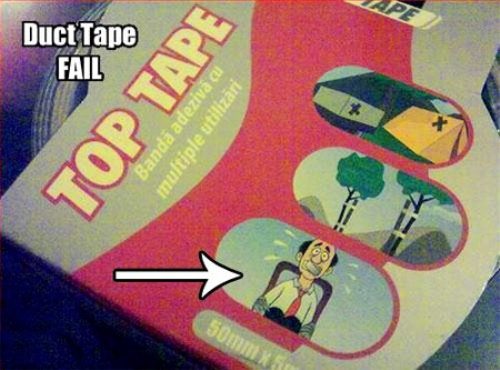 duct tape fail