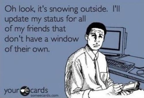 facebook snow