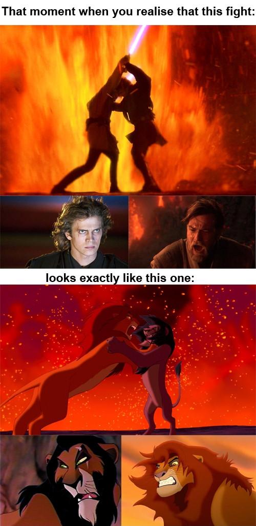 lion king and star wars
