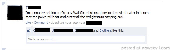 occupy twilight facebook post