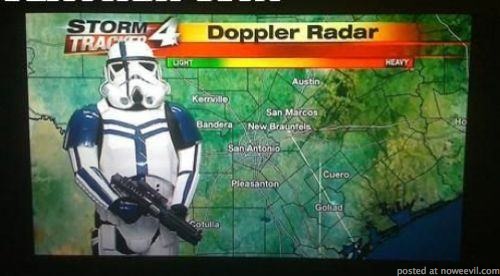 storm troopers weather man