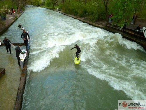 river surfing