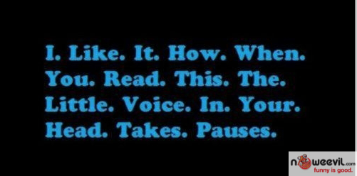 voice takes pauses