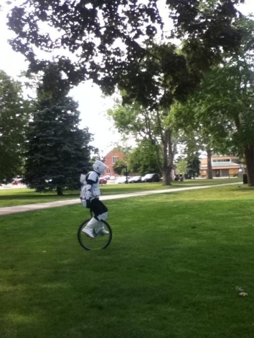 storm trooper unicycle