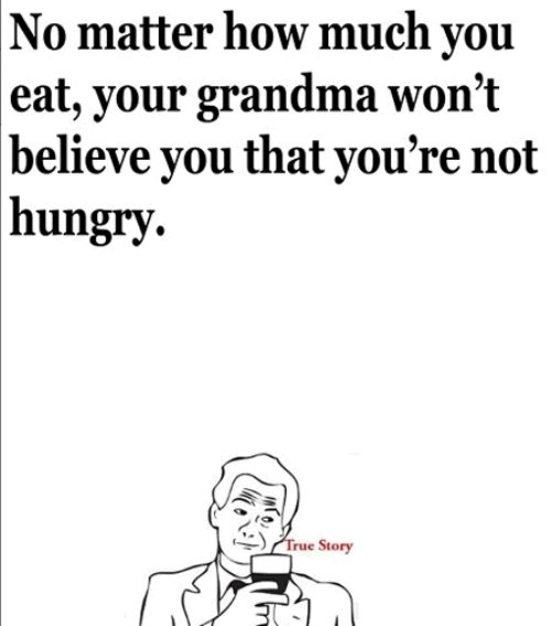 grandma and food