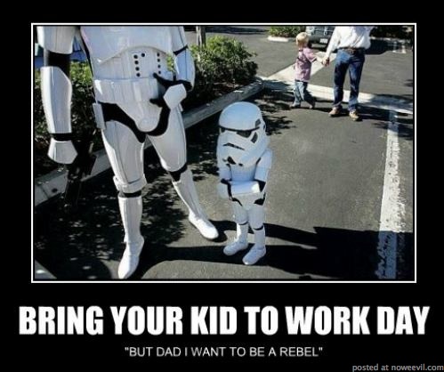storm troopers work day
