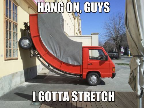 truck stretching