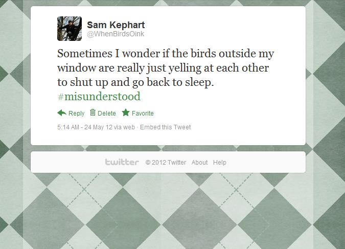 birds tweet