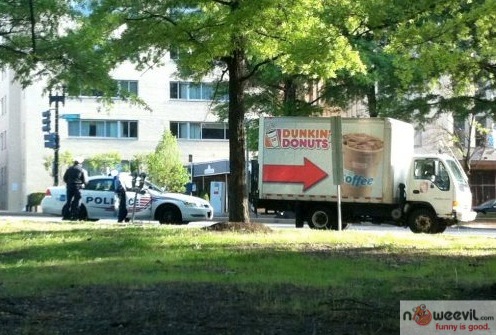 cops and dunkin donuts
