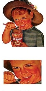 creepy beans ad