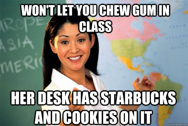 gum in class 3