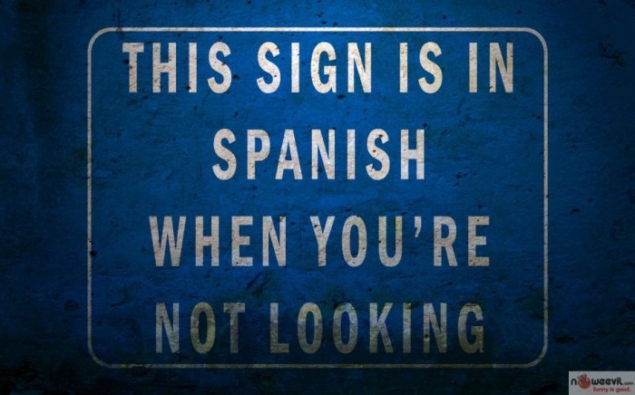 sign in spanish