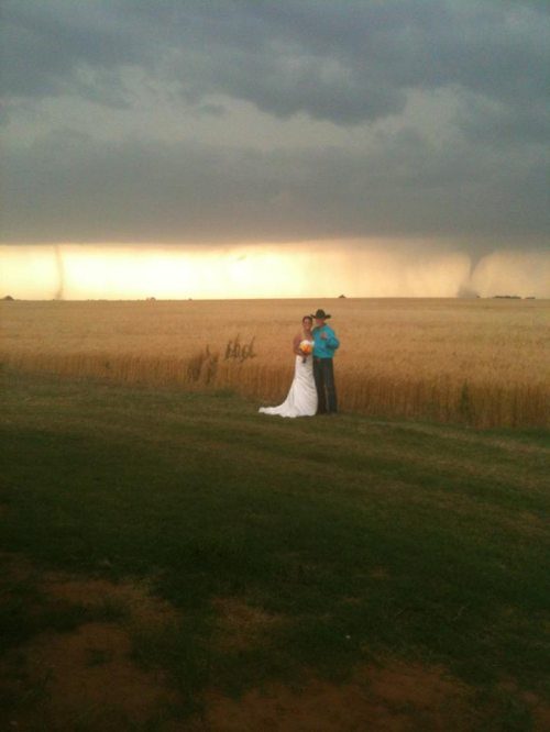 tornado wedding pic