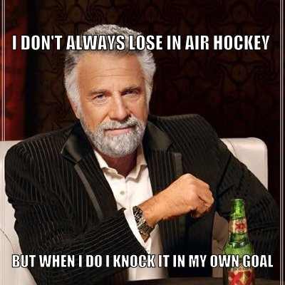 air hockey